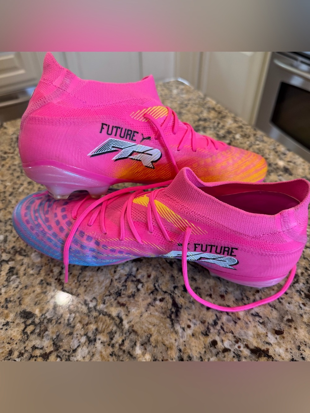 PUMA Future 9 Match FG/AG Soccer Cleats, men’s size 9.5